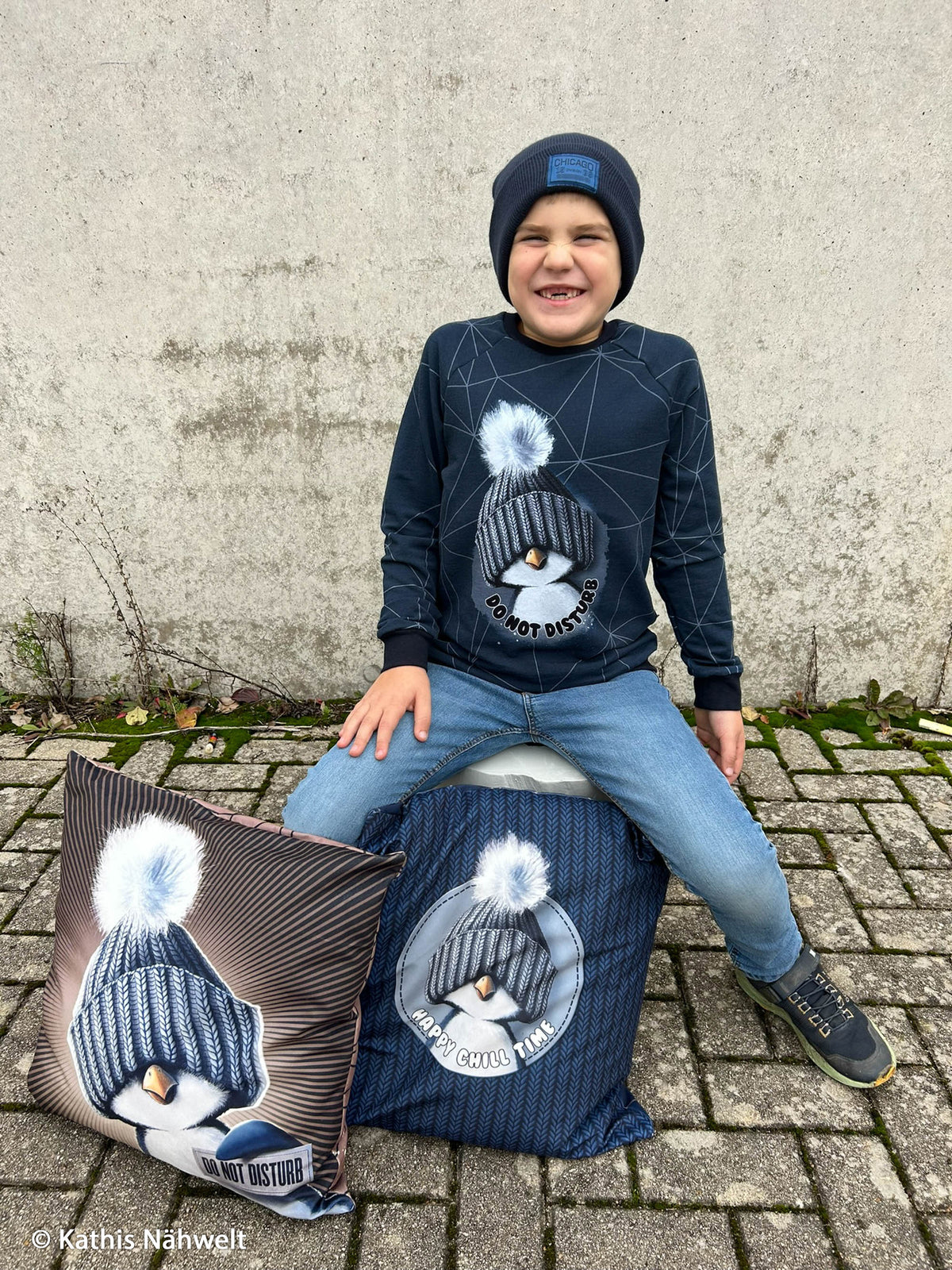 Sweatshirt PANEL - Thorsten Berger - On the Rocks - Pinguin Do not Disturb
