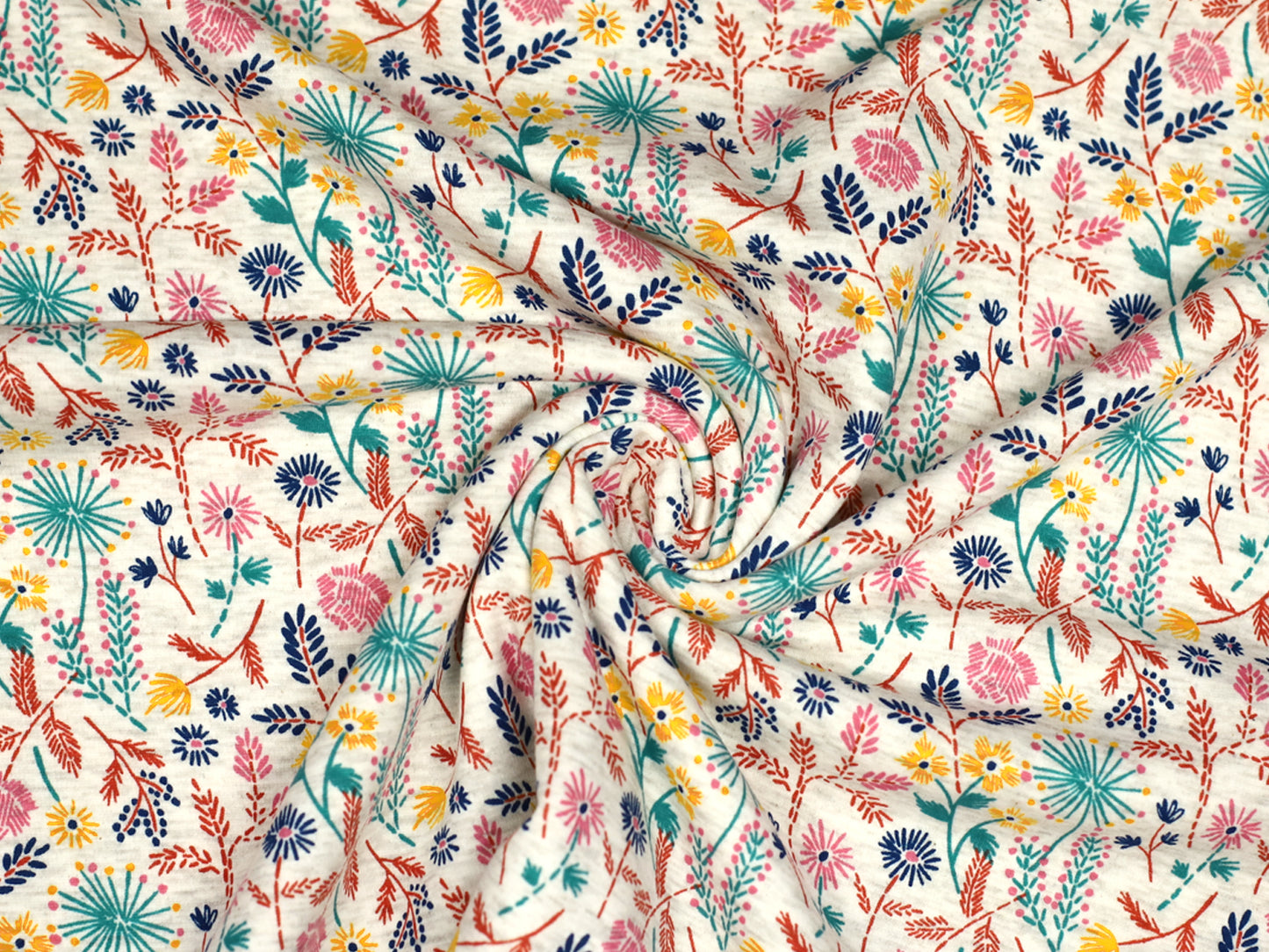 Alpenfleece - Blumenwiese - natur meliert