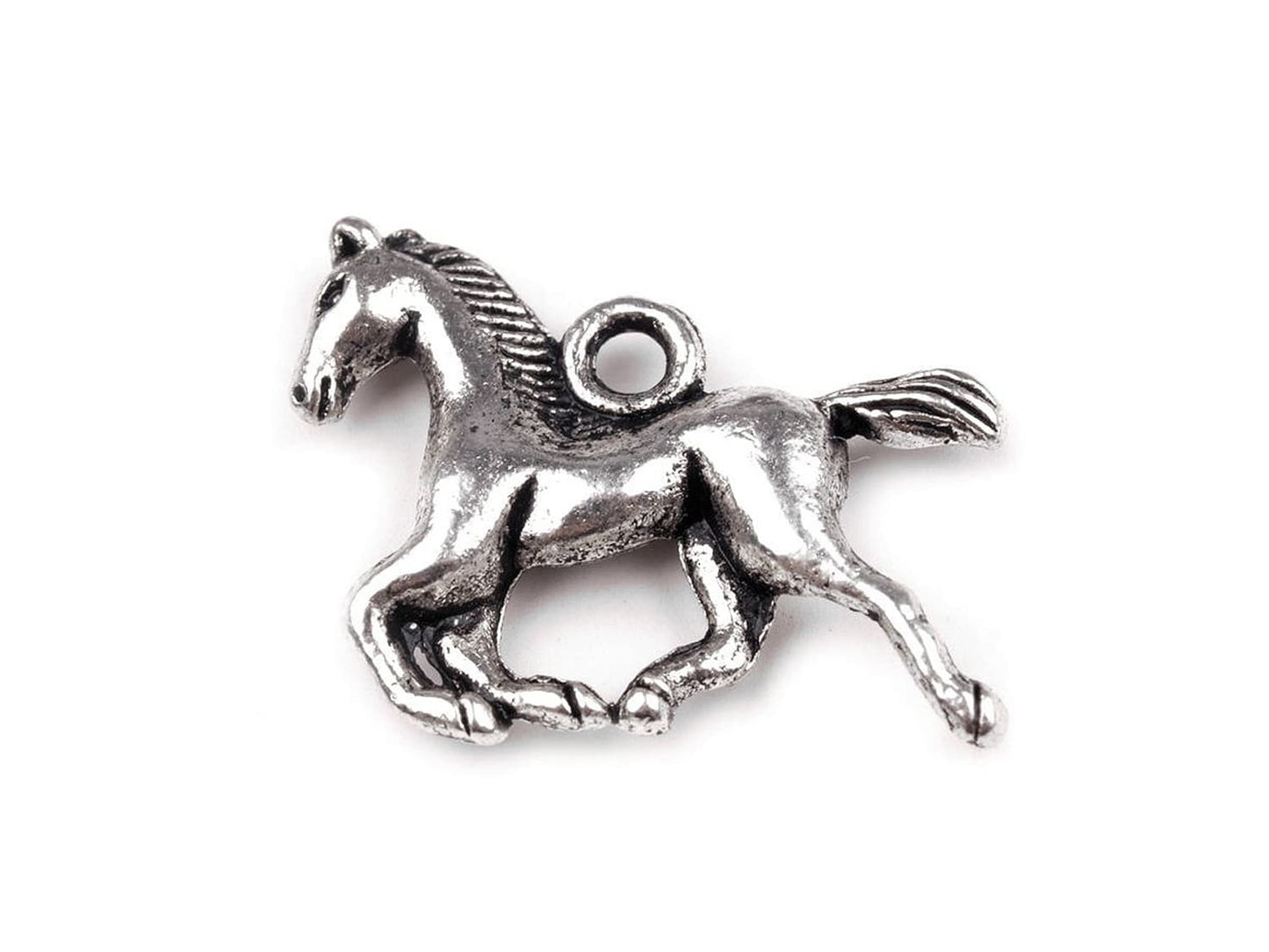 anhaenger-charm-silber-farbig-pferd-laufend