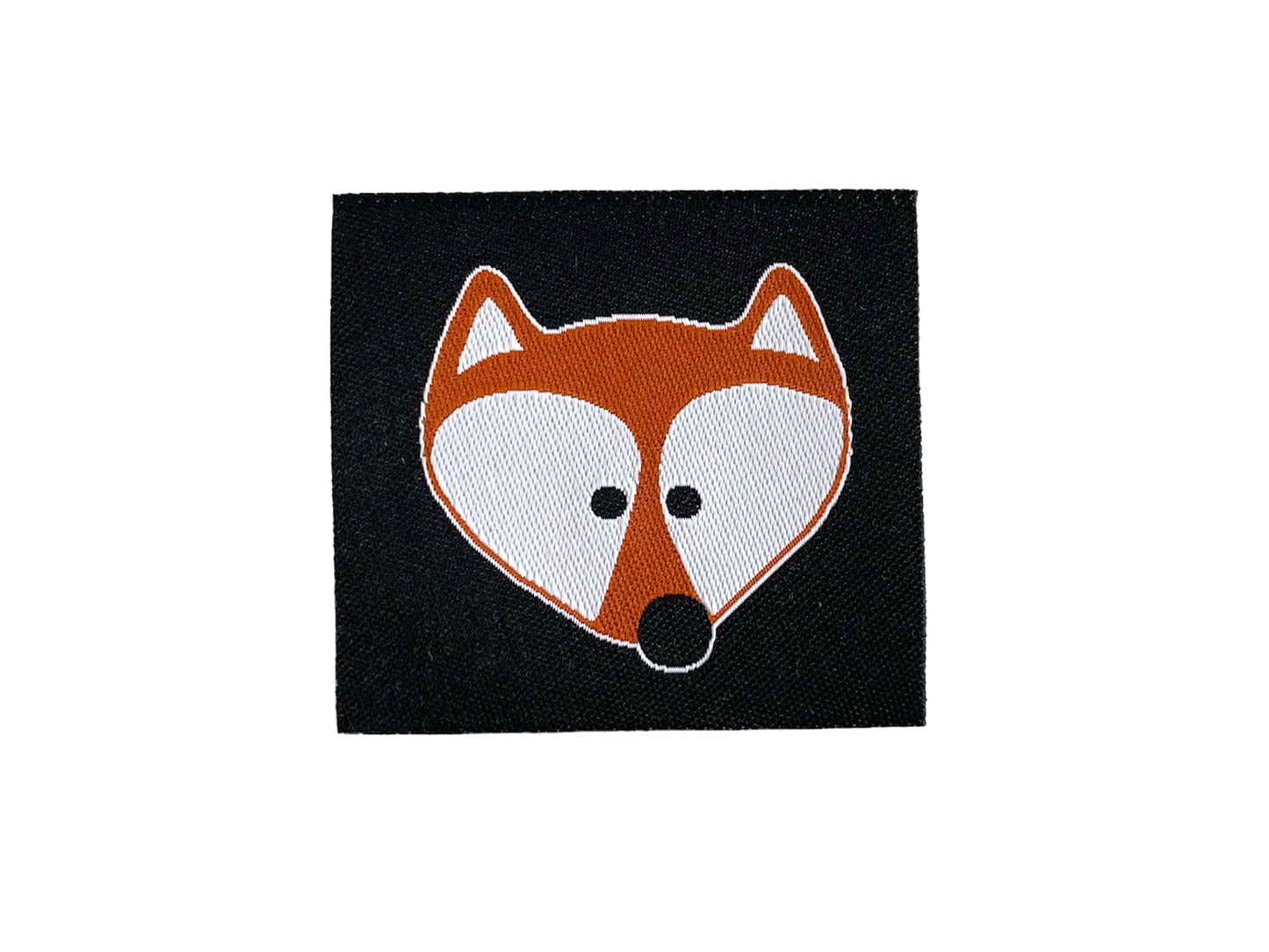 Aufnäher - Fuchs, schwarz