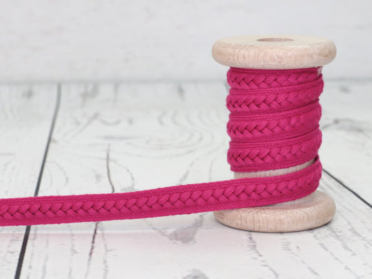 band-kordel-flachkordel-zopf-muster-pink