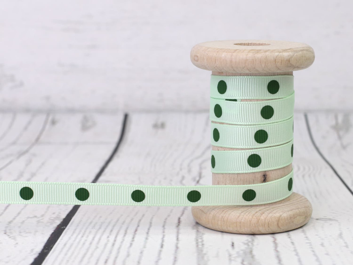 band-zierband-ripsband-punkte-tupfen-mint-gruen