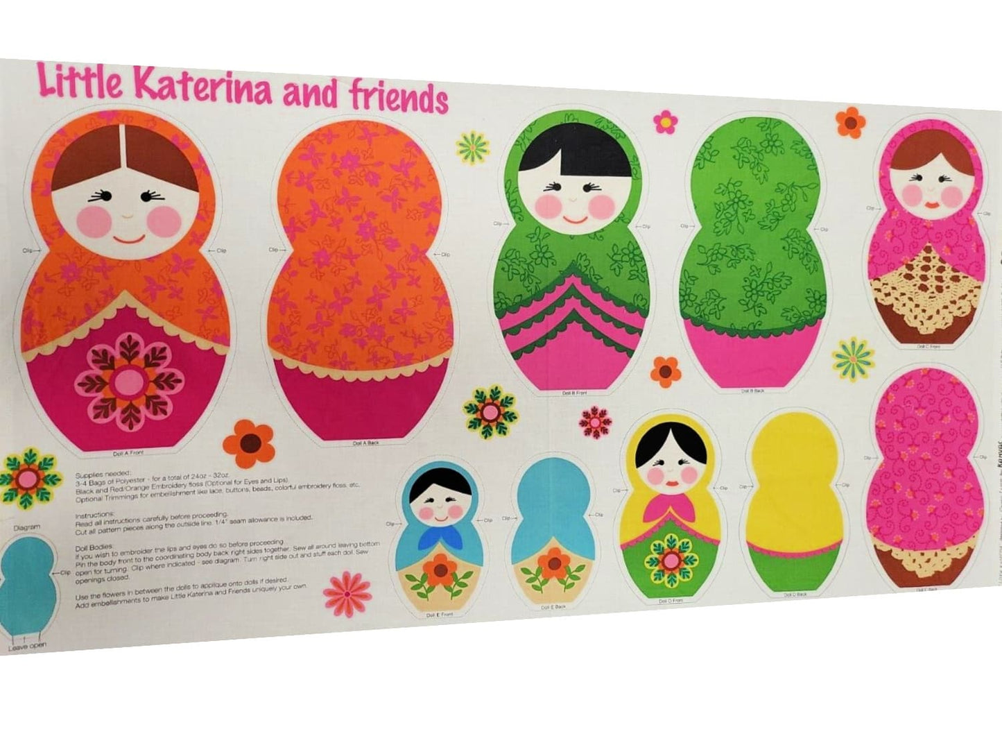 baumwolle-stoff-panel-matrioschka