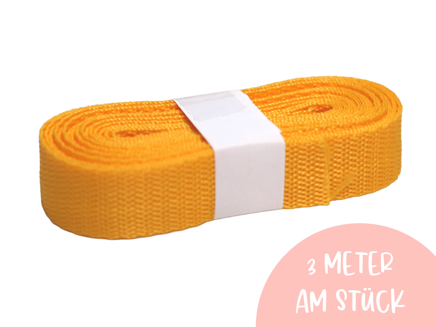 webbing - 20mm - buttercup
