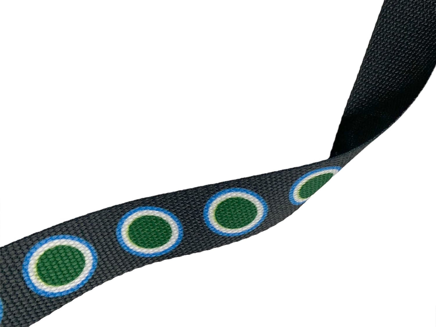 gurtband-band-gurt-breite-30-mm-grosse-punkte-gruen-nlautuerkis-grau