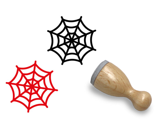 Mini Holzstempel - Spinnennetz