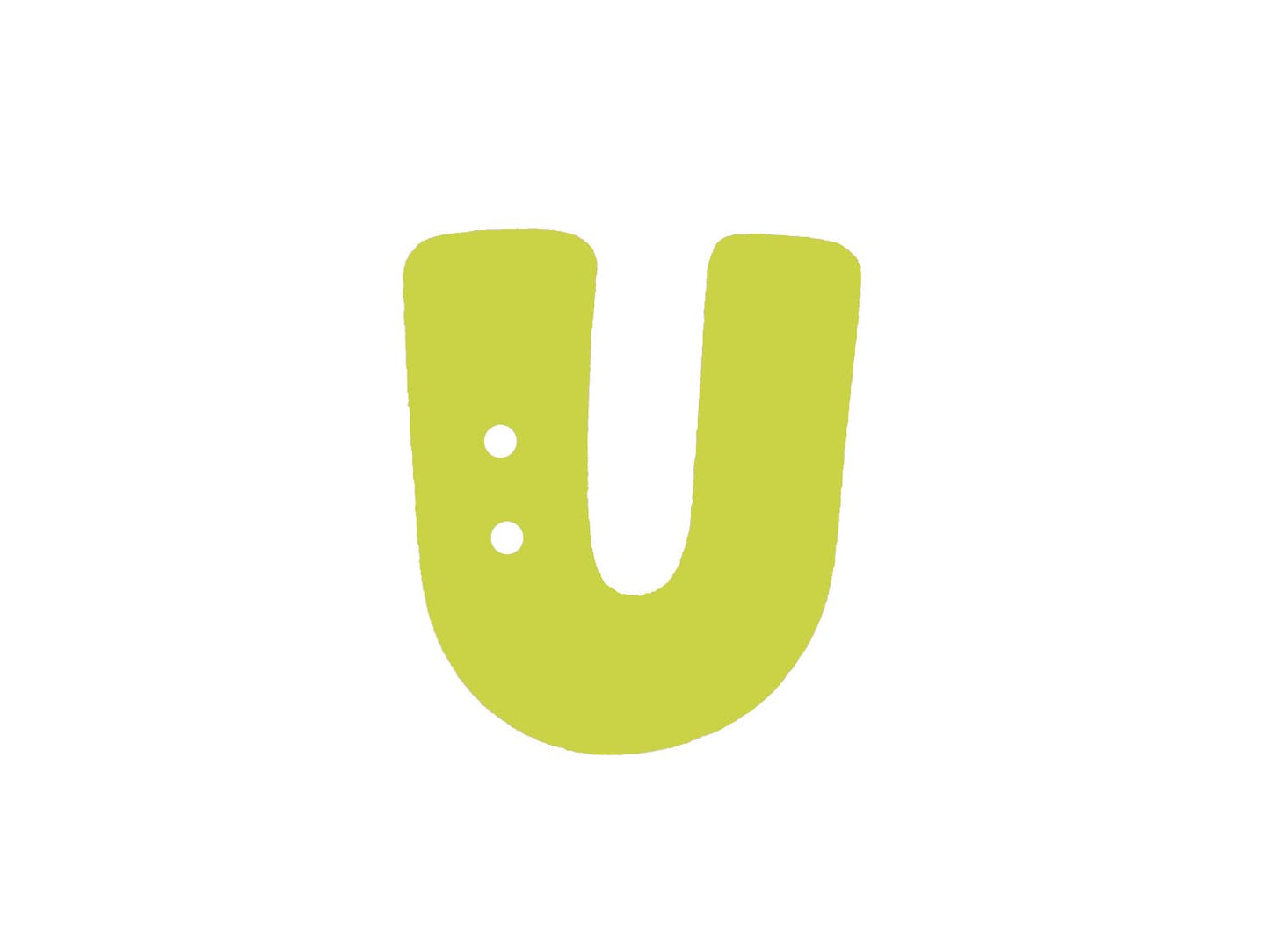 knopf-buchstabe-buchstabenknopf-gruen-U