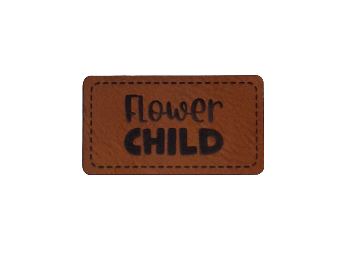 Faux Leather Label - Fireman inside