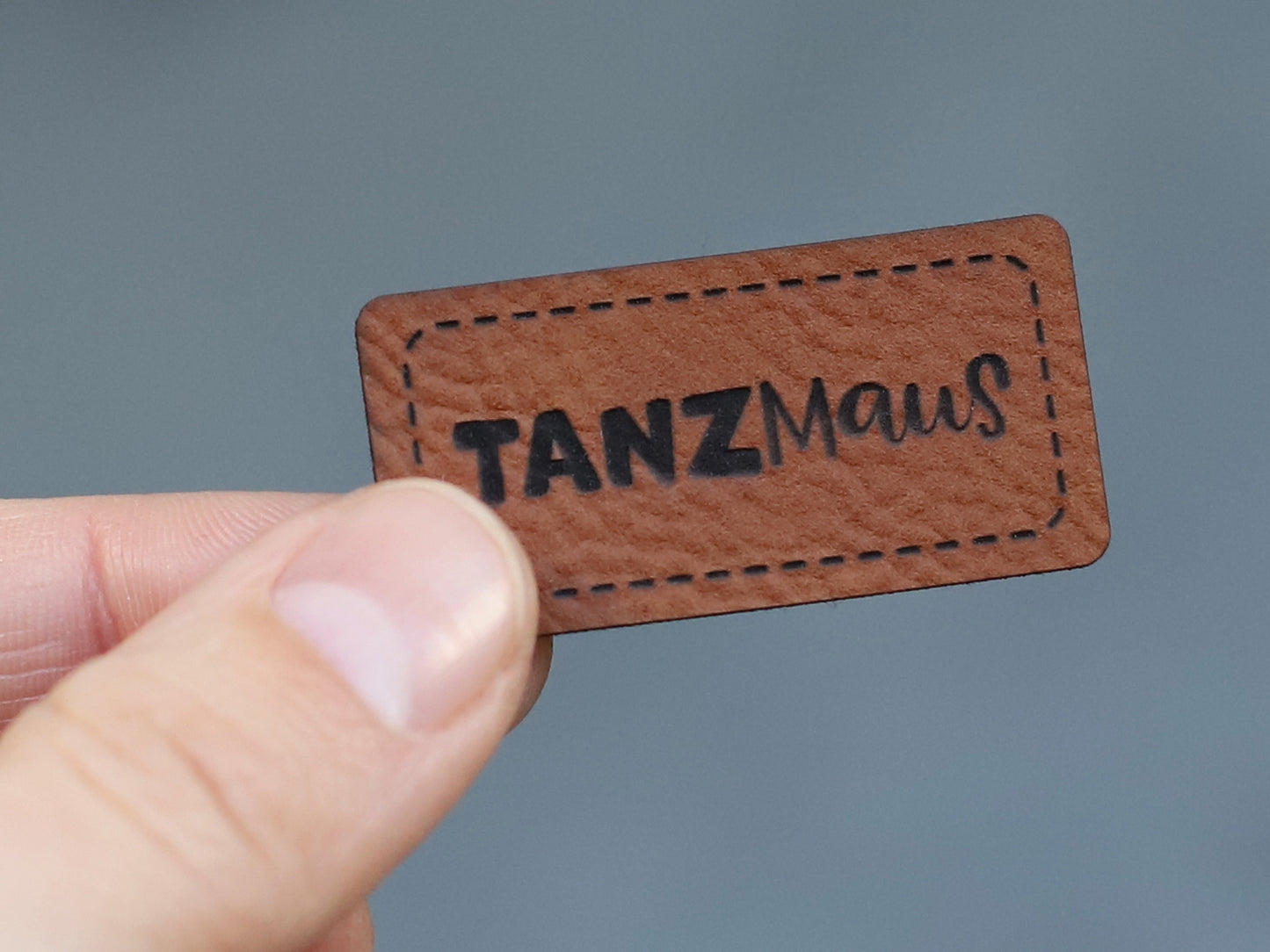 Kunstleder Label - Tanzmaus