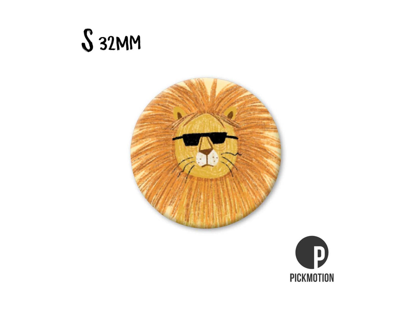 magnet-pickmotion-s-32-mm-cool-lion