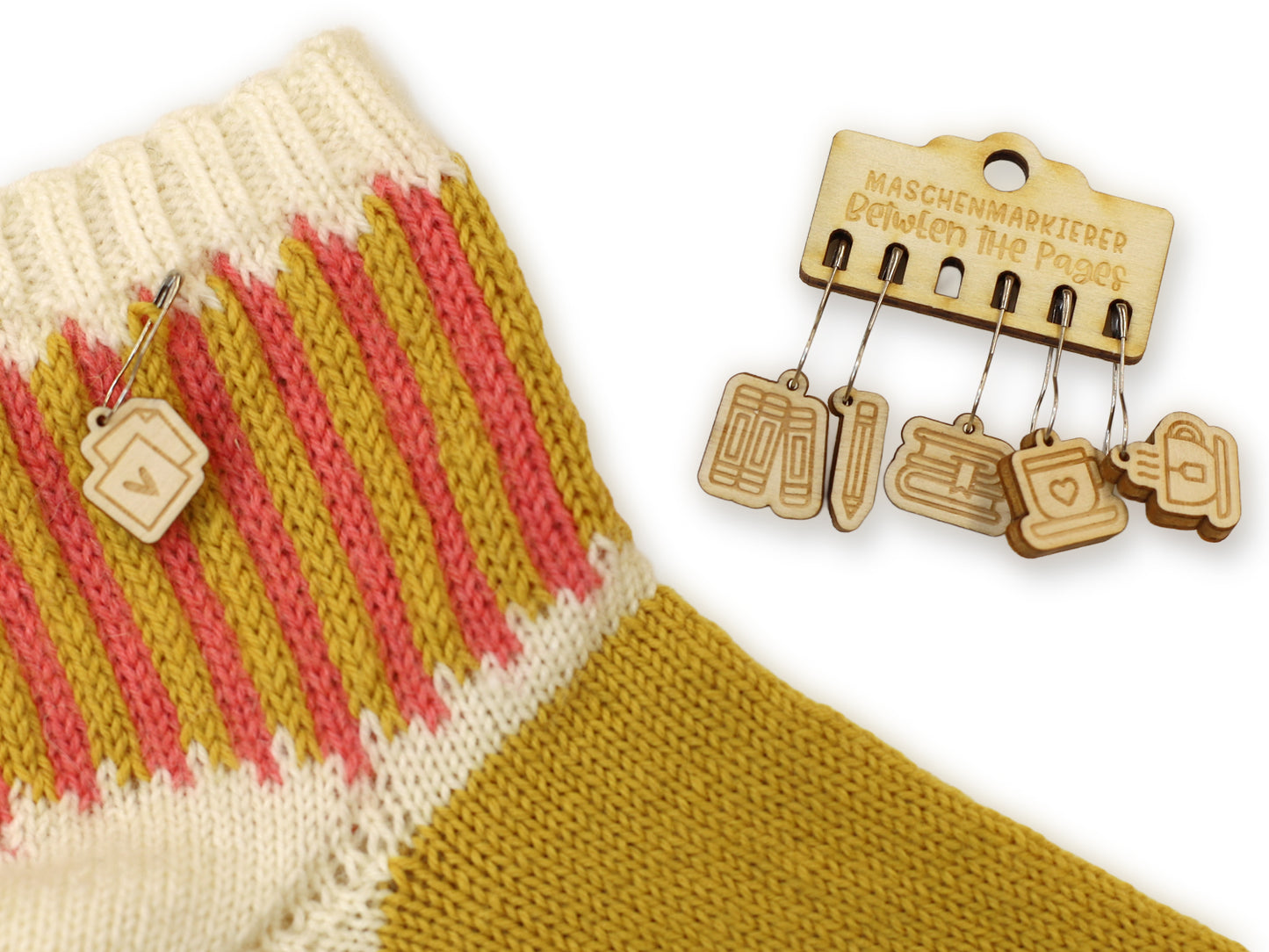 Maschenmarkierer - 6 Stück - Between the Pages