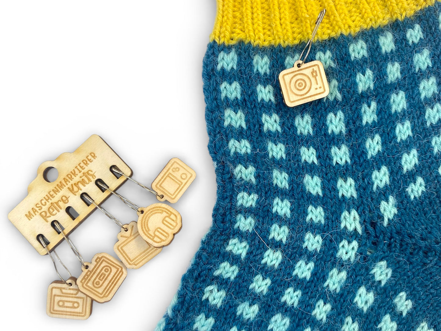 Maschenmarkierer - 6 Stück - Retro Knits