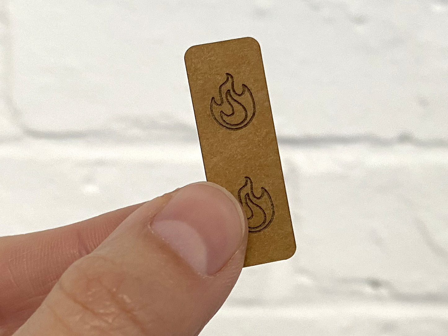 Mini Klapplabel - SnaPpap Label - Flamme