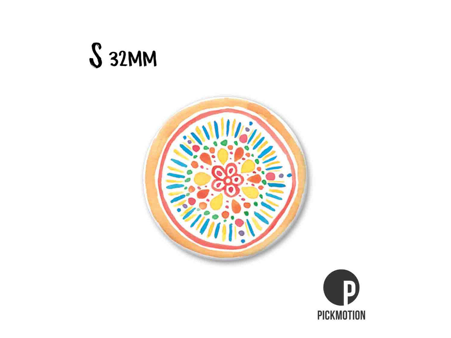 Magnet, Pickmotion - 32 mm - Mandala 04