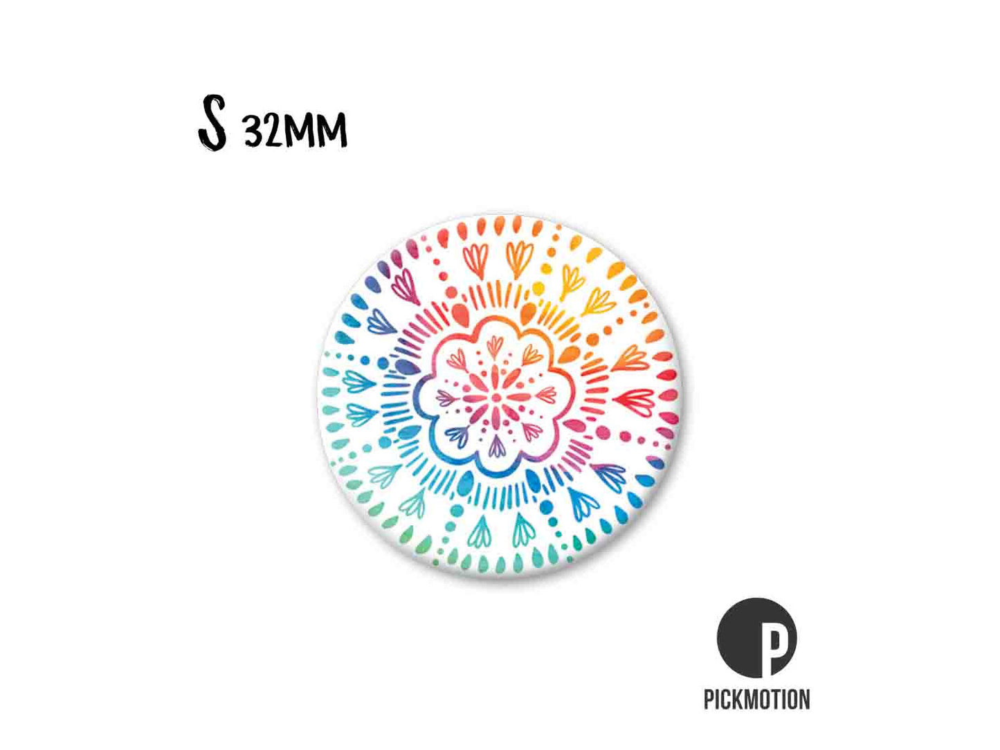 Magnet, Pickmotion - 32 mm - Mandala 05