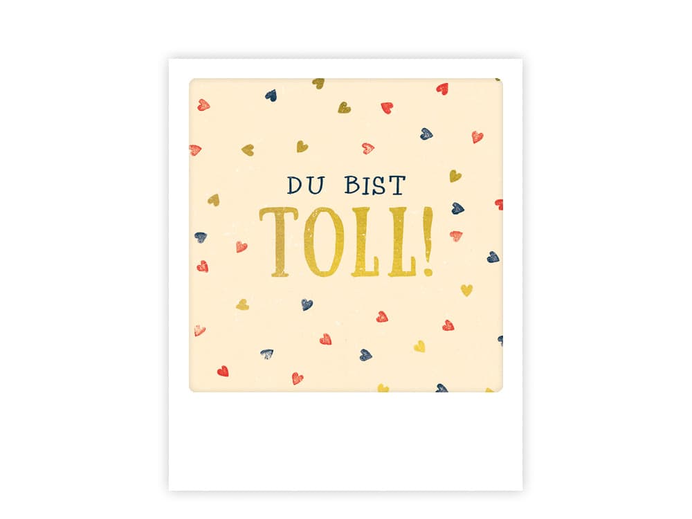 postkarte-polaroid-geschenk-karte-du-bist-toll-herzen-gold