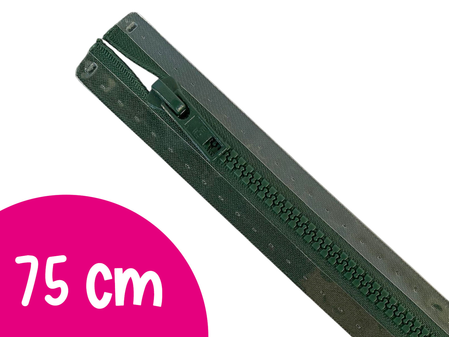 Zipper - 45 cm - dark grey