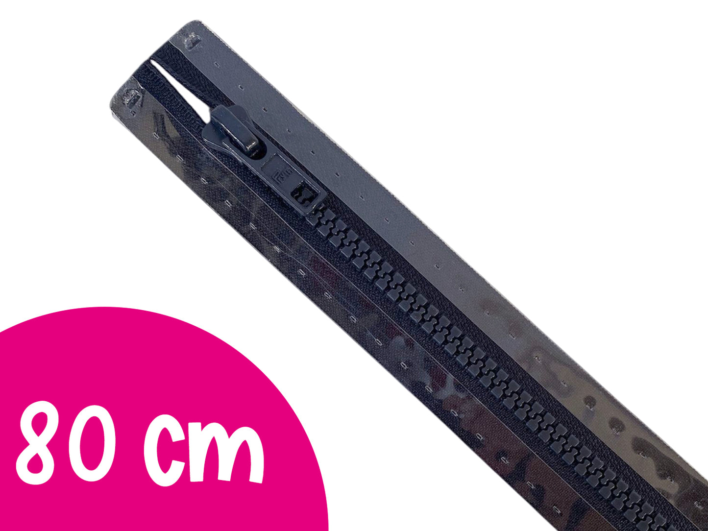 Zipper - 45 cm - dark grey