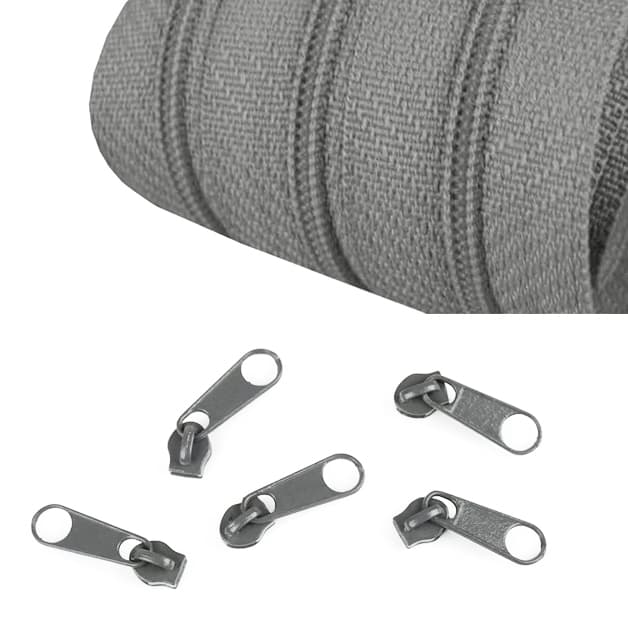 reissverschluss-endlos-mit-zippern-mittelgrau