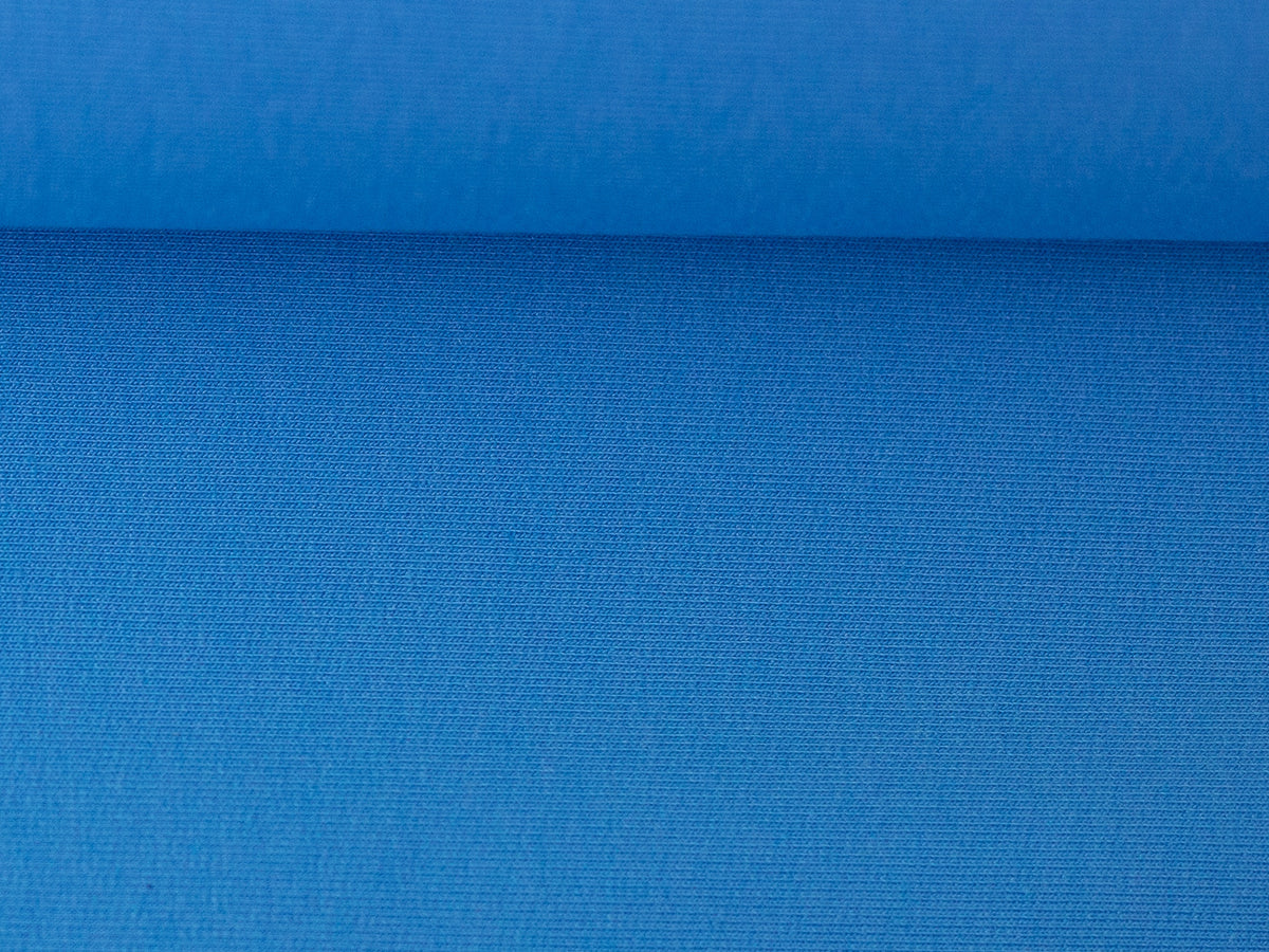Viskose Jersey Stoff - Uni - blau
