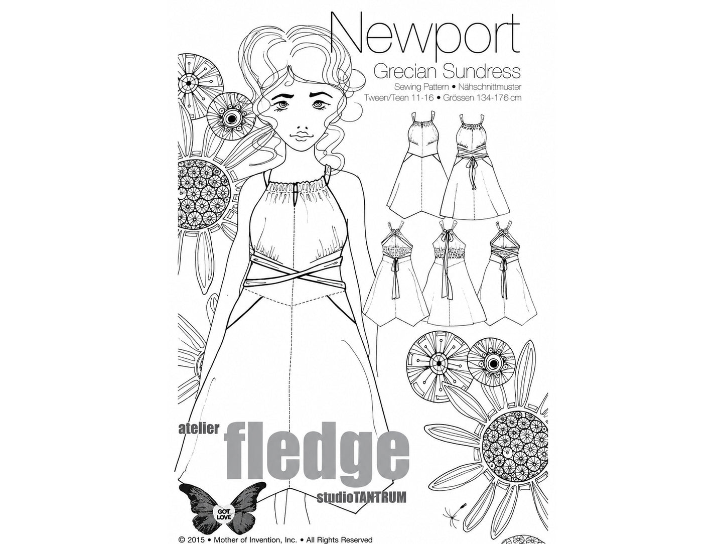 Farbenmix Schnittmuster - Kleid - Newport