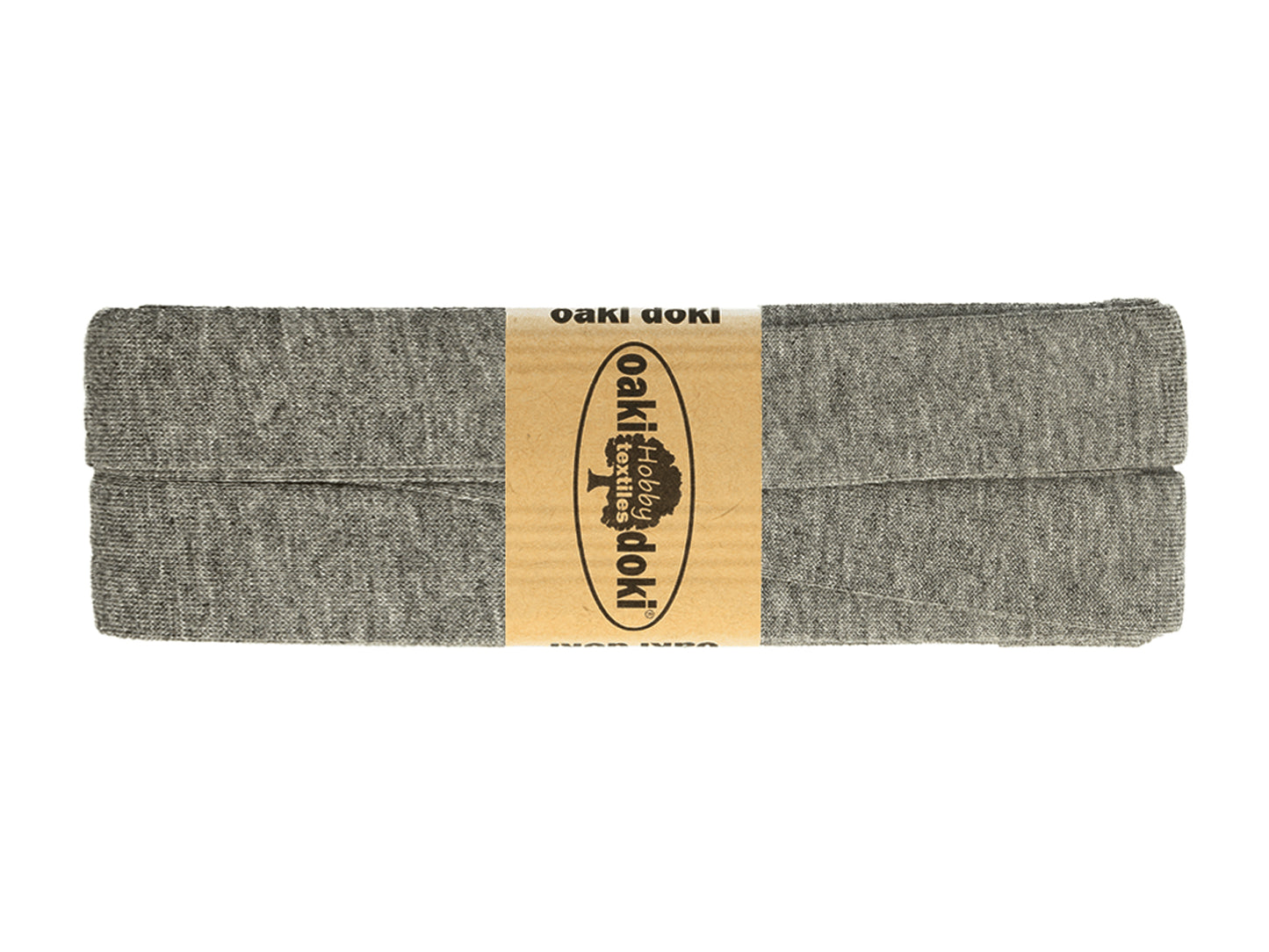 3m Jersey Bias Binding - Viscose - 067 dark grey mottled