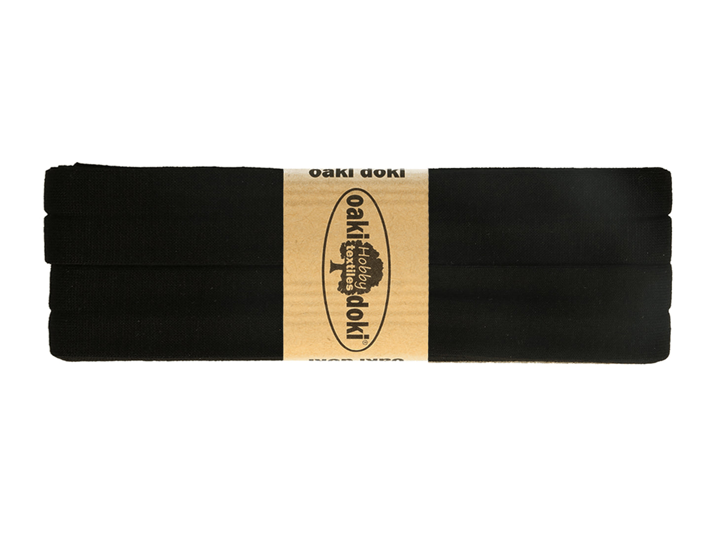3m Jersey Bias Binding - Viscose - 100 black