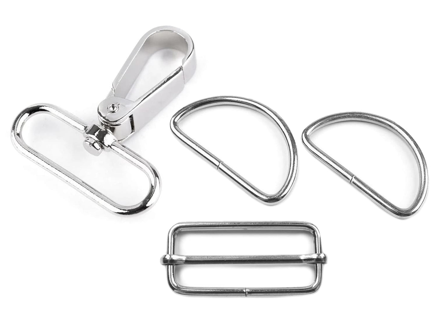 set-karabiner-d-ringe-verschieber-40-mm-silber