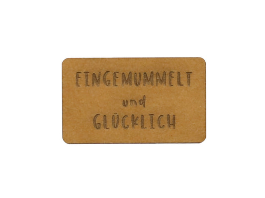 SnaPpap Label - Eingemummelt und glücklich