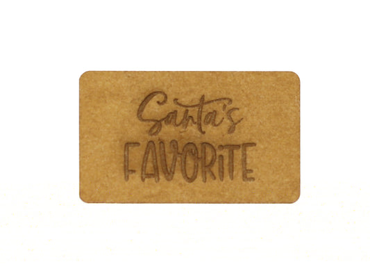 SnaPpap Label - Santa's Favorite