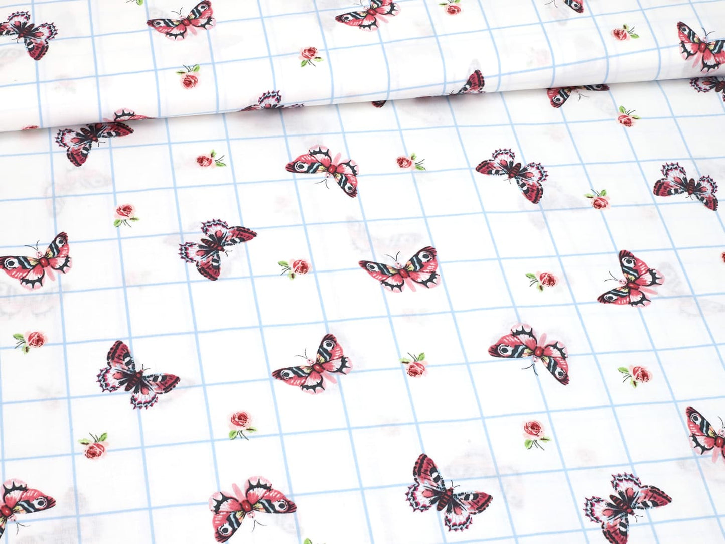 stoff-baumwolle-baumwollstoff-guetermann-schmetterling-kariert-grid-weiss