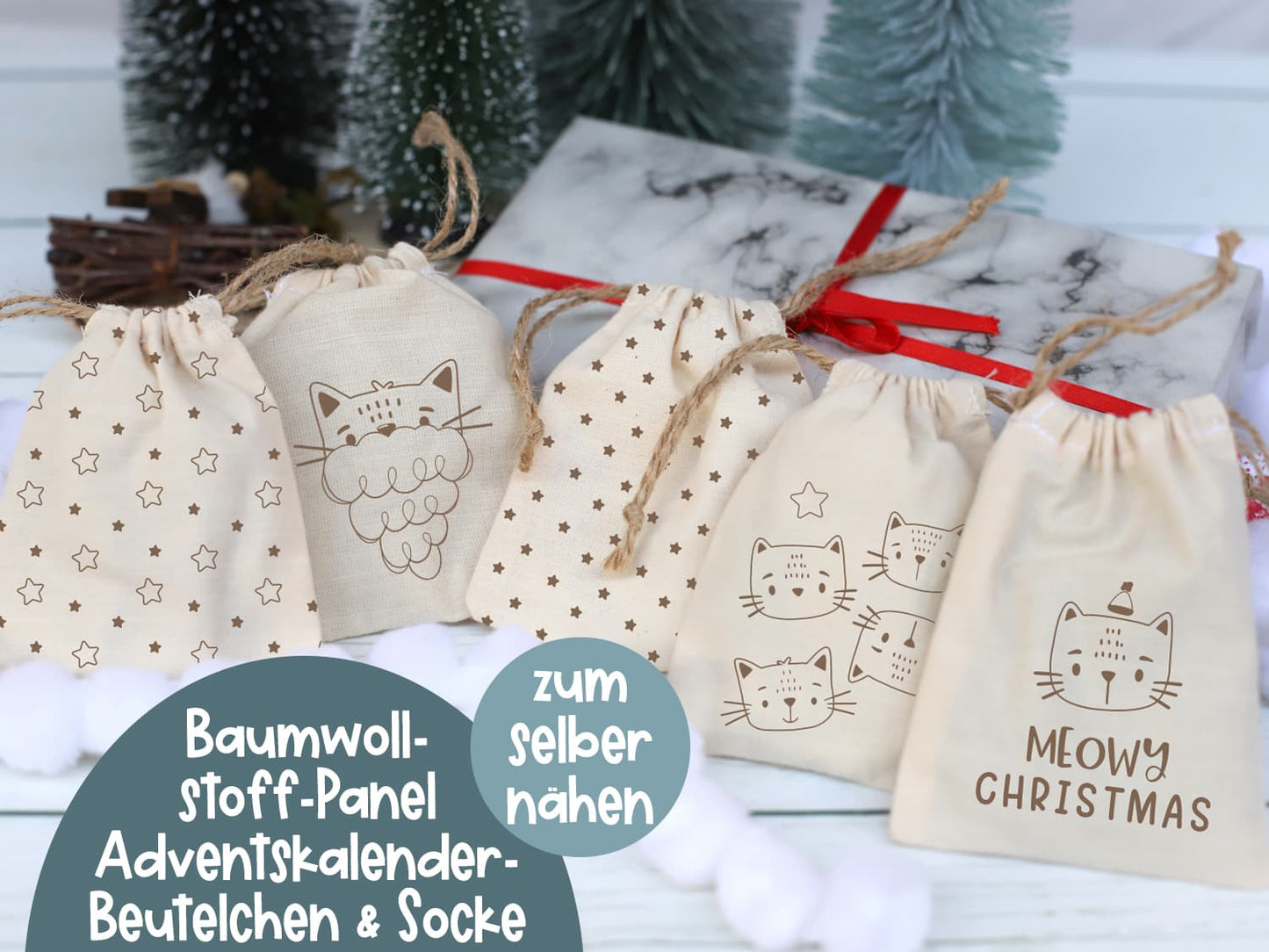 stoff-baumwolle-baumwollstoff-leinen-optik-creme-natur-adventskalender-beutel-klein-meowy-christmas-4