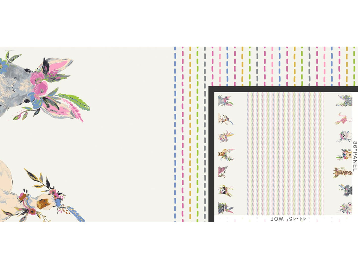 stoff-baumwolle-baumwollstoff-patchwork-art-gallery-fabrics-Indigo-Aster-Radiant-Menagerie-PANEL-2