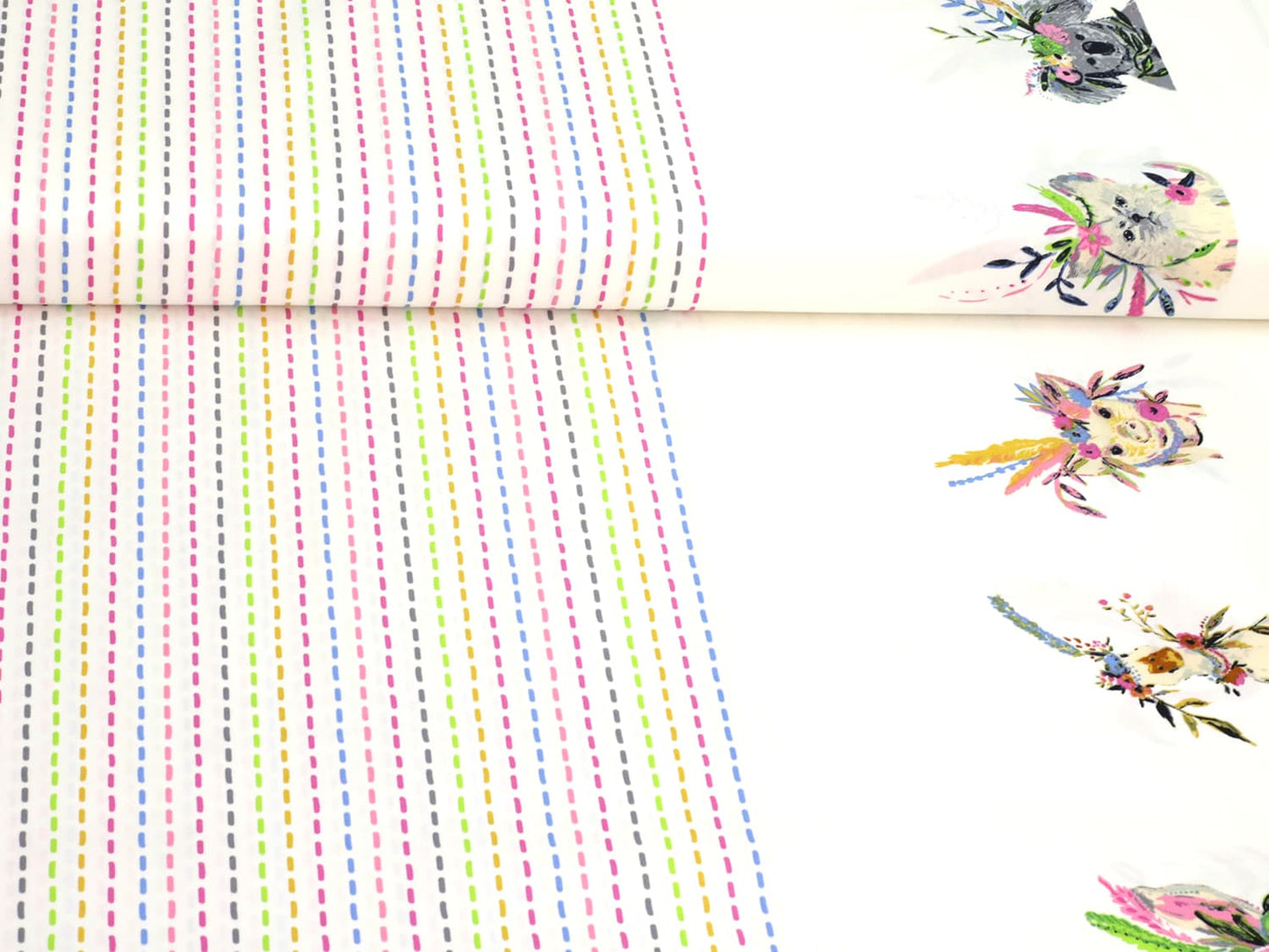 stoff-baumwolle-baumwollstoff-patchwork-art-gallery-fabrics-Indigo-Aster-Radiant-Menagerie-PANEL-3