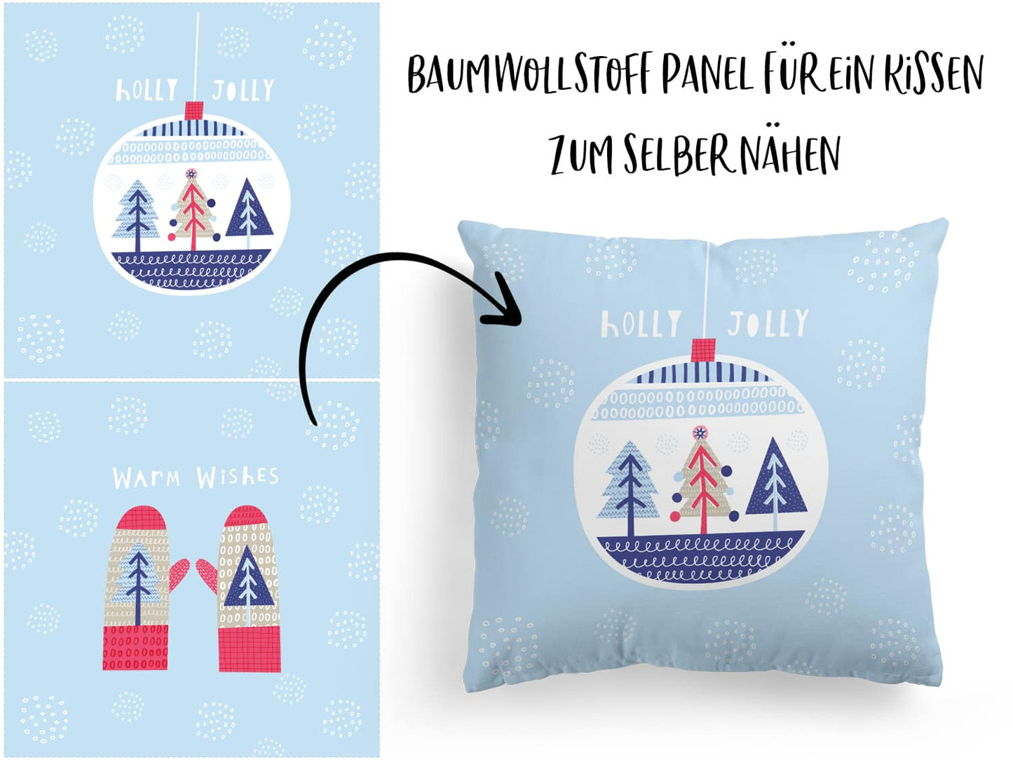 stoff-baumwolle-baumwollstoff-weihnachten-panel-kissen-holly-jolly-warm-wishes-blau-diy-selber-naehen-50-er-2