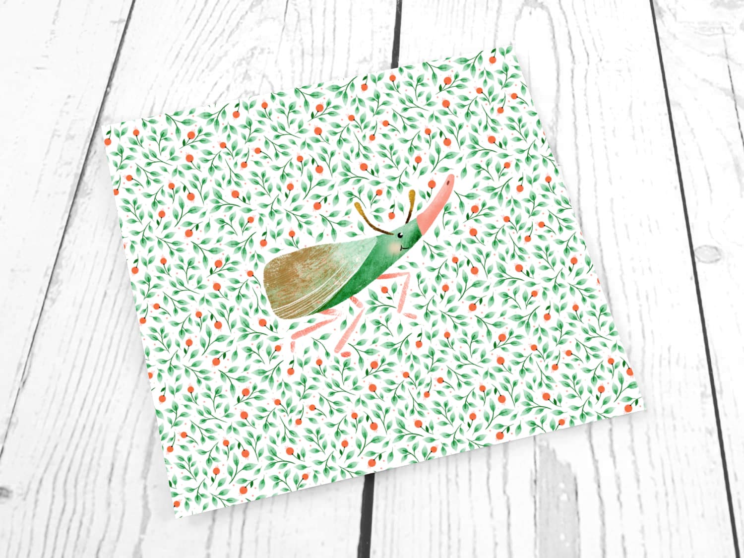 stoff-baumwolle-french-terry-sommersweat-kathi-kunterbunt-herbst-kaefer-und-blaetter-blumen-gruen-panel