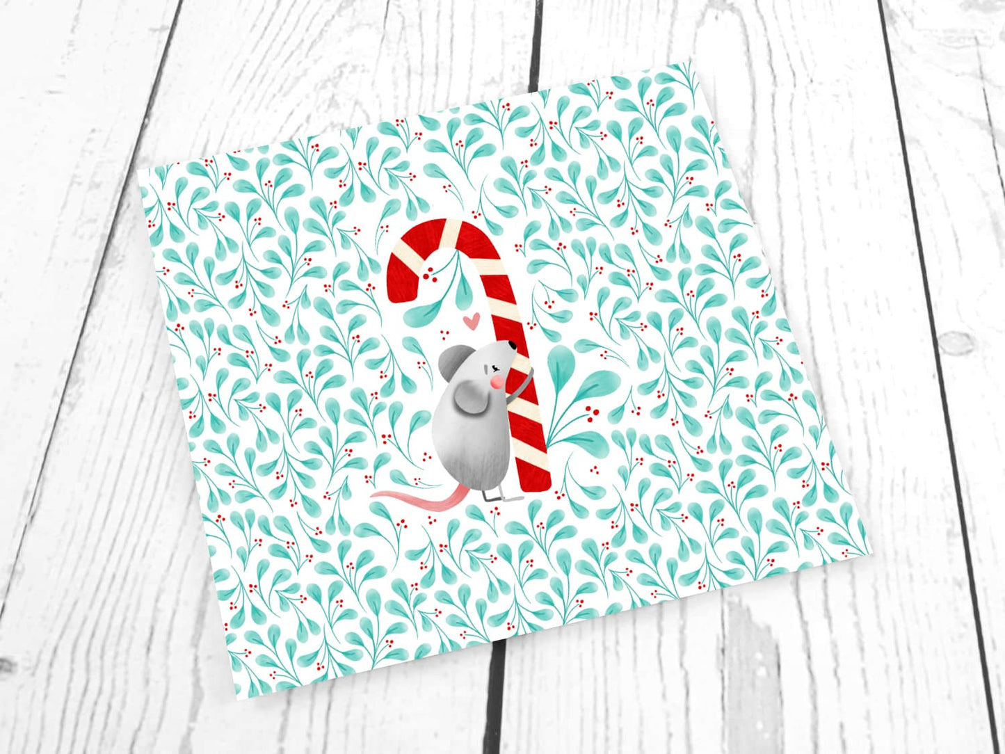 stoff-baumwolle-french-terry-sommersweat-kathi-kunterbunt-winter-blaetter-maus-mit-zuckerstange-herz-mint-rot-grau-PANEL