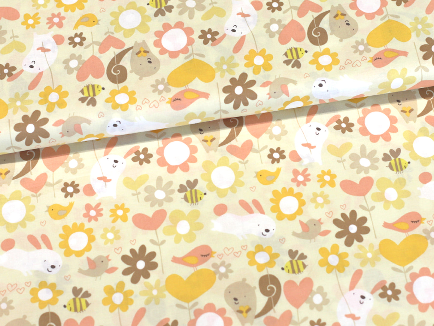 Patchworkstoff - Baumwolle Stoff - Sweet Heart Hugs