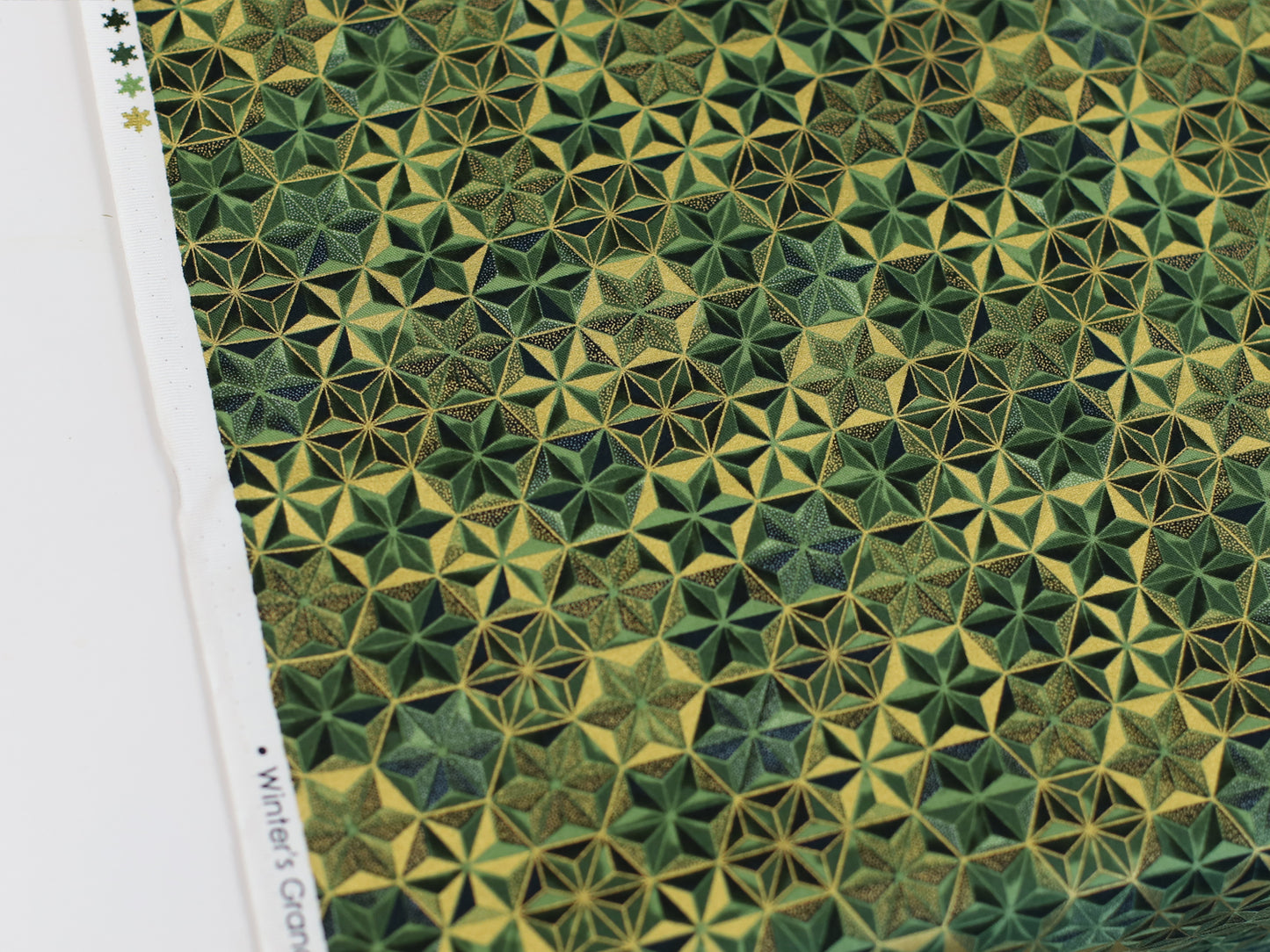 Patchworkstoff - Baumwolle Stoff - Winter's Grandeur Green