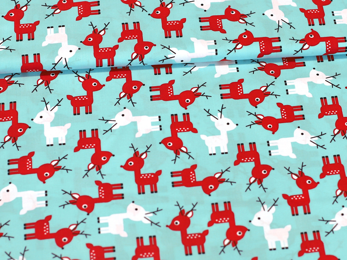 Cotton Fabric - All Bundled Up Checkers