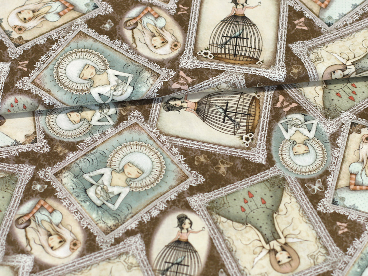 Cotton Fabric - All Bundled Up Checkers