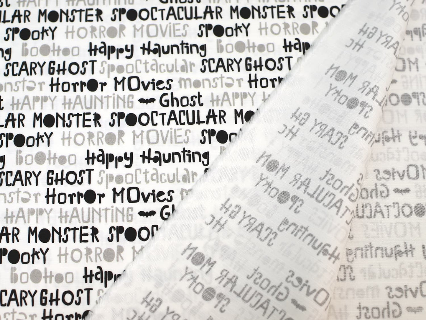 stoff-baumwolle-slub-halloween-herbst-gespenst-geisterstunde-tupfen-grau-woerter-2