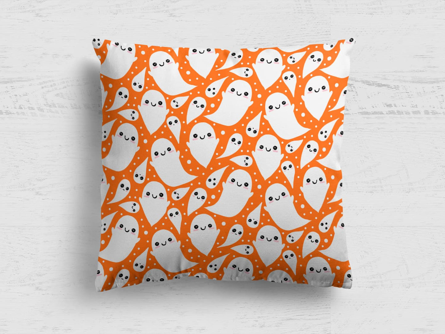 stoff-baumwolle-slub-halloween-herbst-gespenst-geisterstunde-tupfen-orange-2
