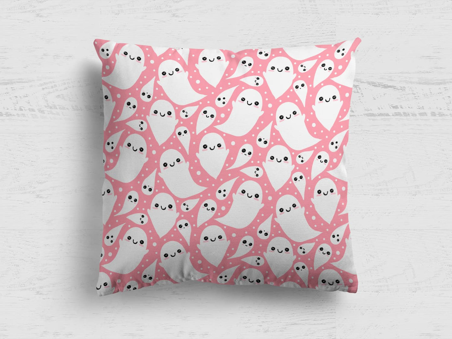 stoff-baumwolle-slub-halloween-herbst-gespenst-geisterstunde-tupfen-rosa-2