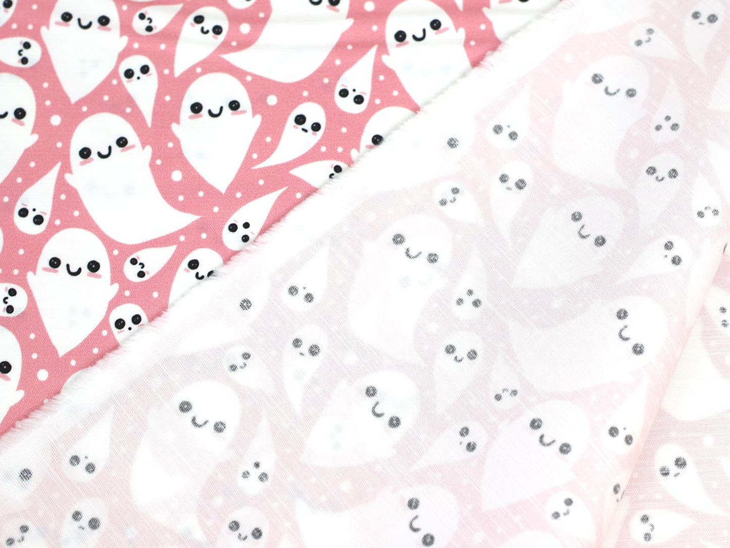 stoff-baumwolle-slub-halloween-herbst-gespenst-geisterstunde-tupfen-rosa-3