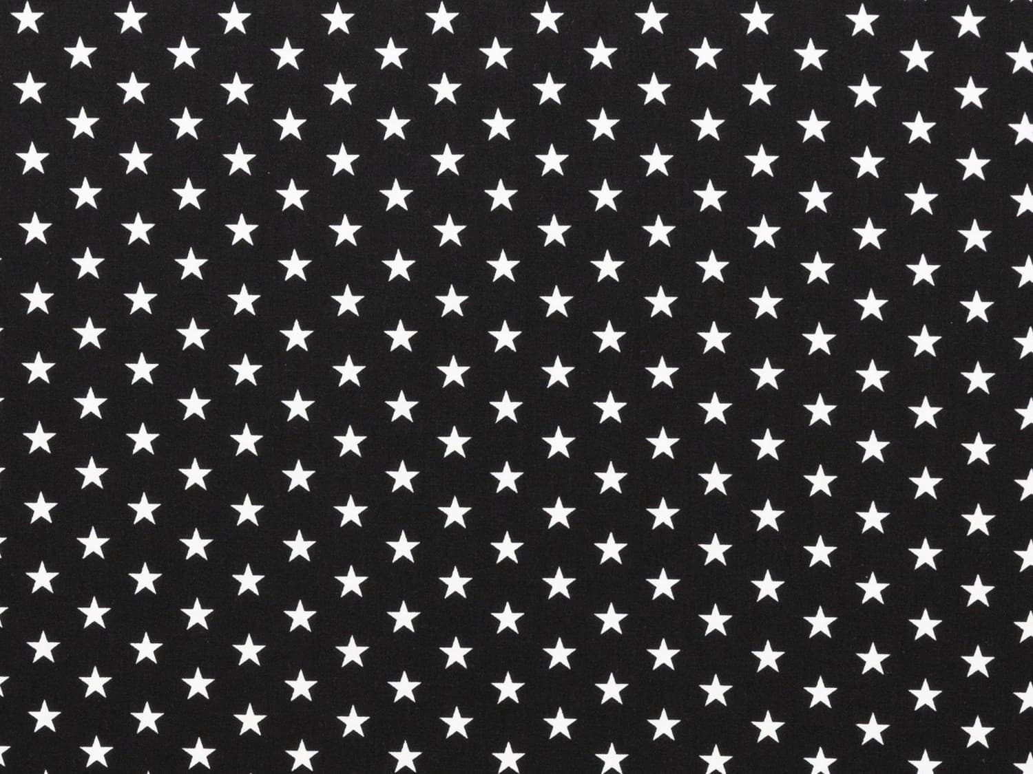 BAUMWOLLE Stoff Sterne schwarz,weiß online kaufen – Kathi