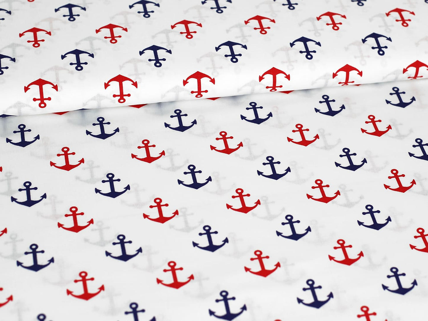 stoff-baumwolle-webware-weiss-anker-maritim-nautical-anchor-marine-rot-2