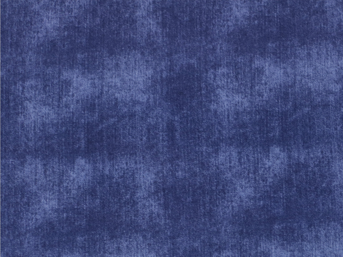 French Terry Stoff - Jeans Optik - blau