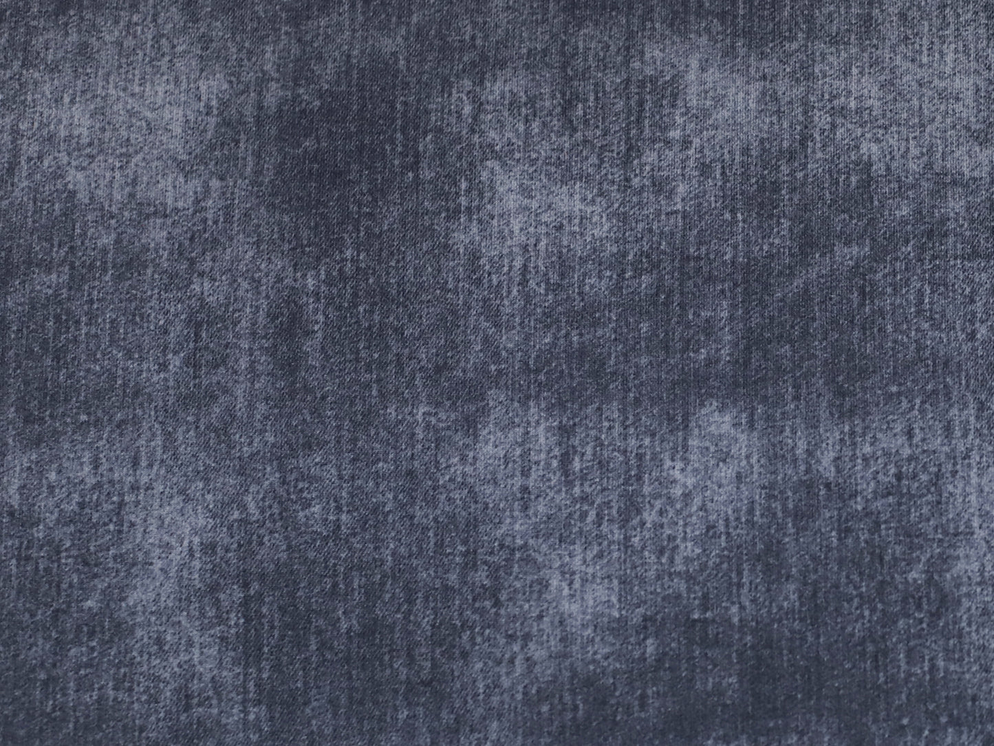 French Terry Stoff - Jeans Optik - blaugrau