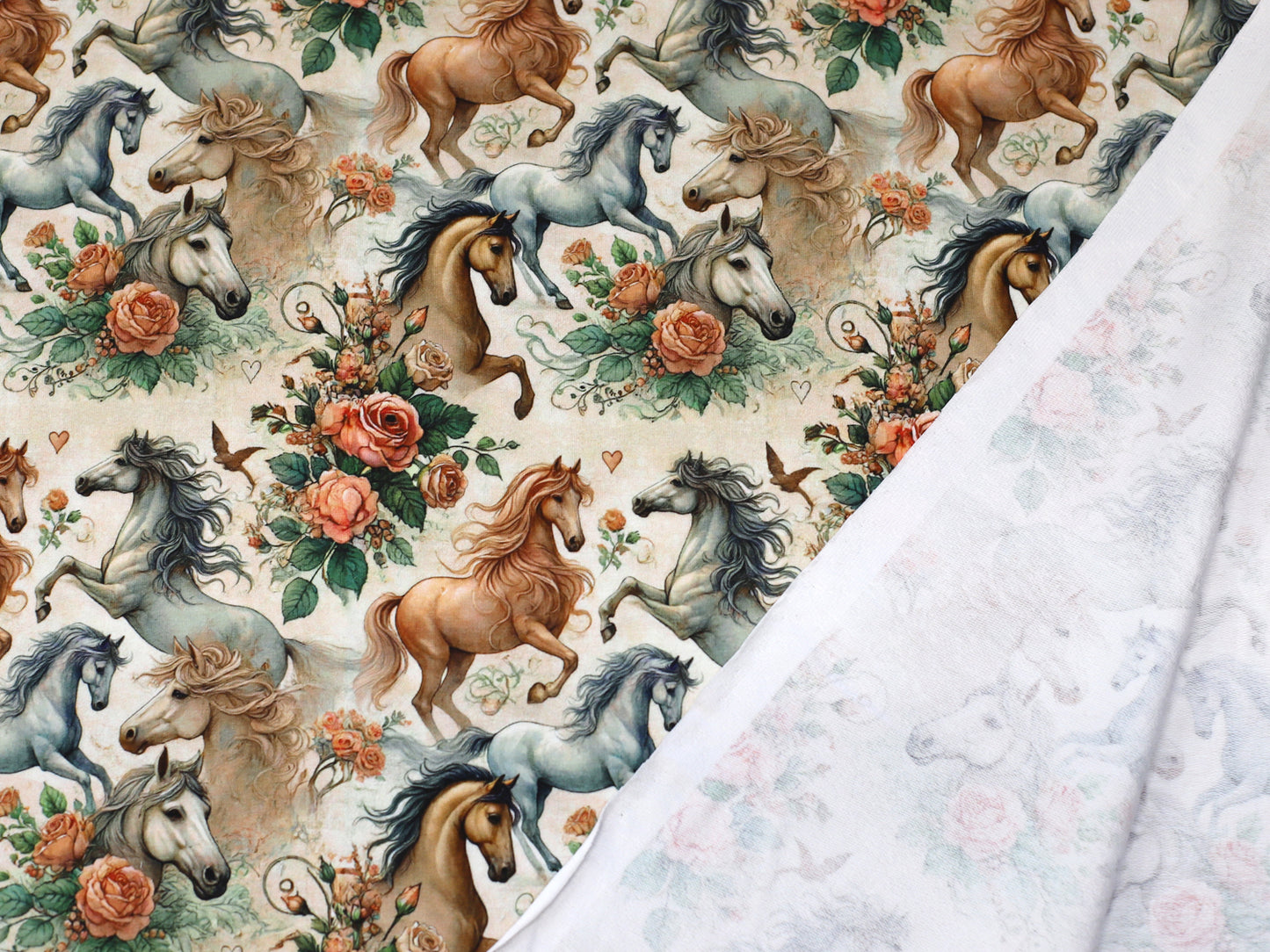 French Terry - Romantic Horse